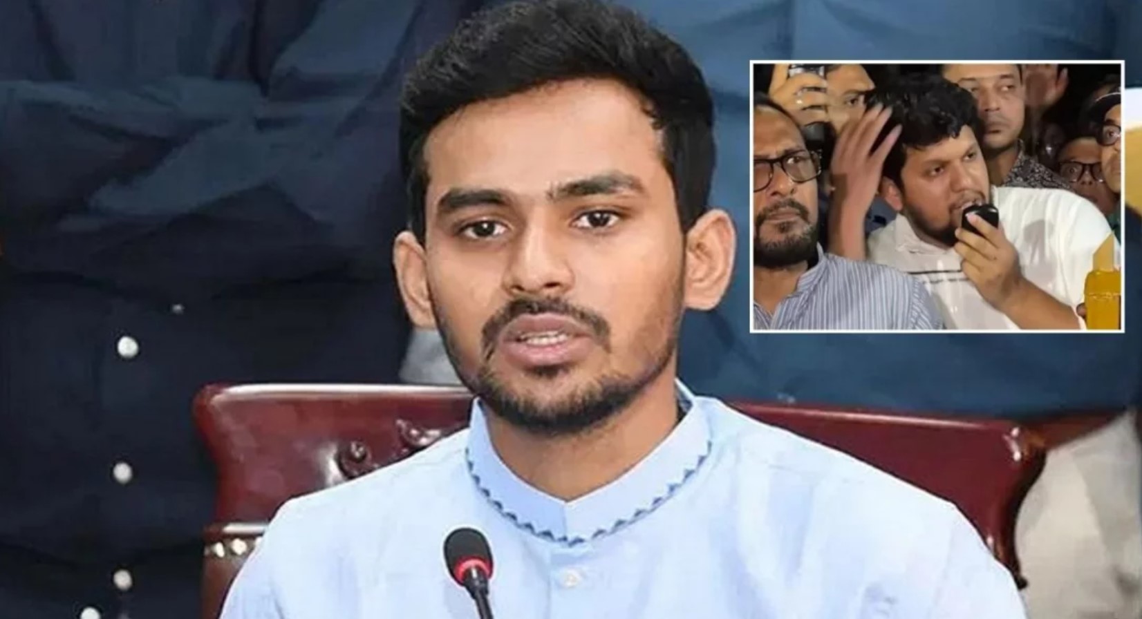 মাহফুজ আলমকে লক্ষ্য করে বোতল নিক্ষেপে হতাশা প্রকাশ আসিফ মাহমুদের