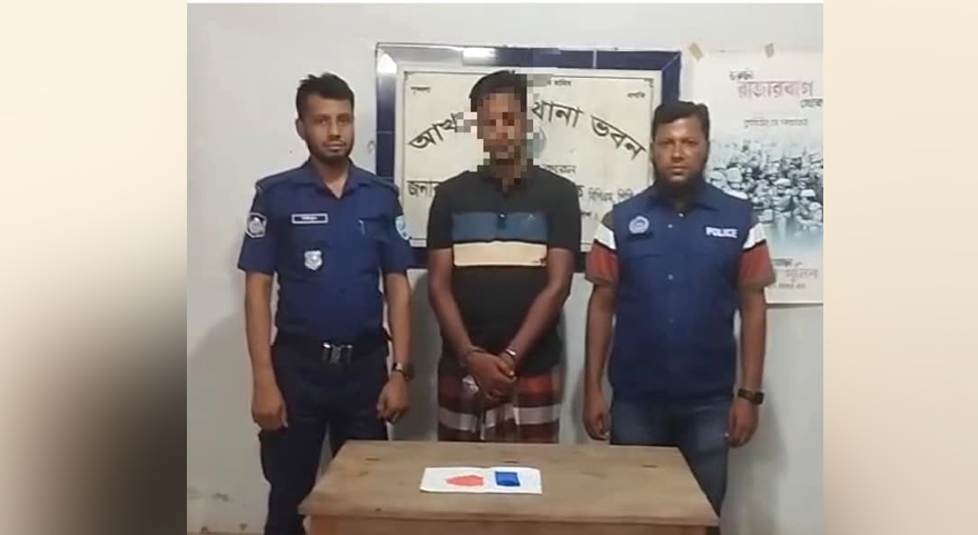 আখাউড়ায় পুলিশের অভিযানে ১৮০ পিস ইয়াবাসহ মাদক কারবারি গ্রেফতার।