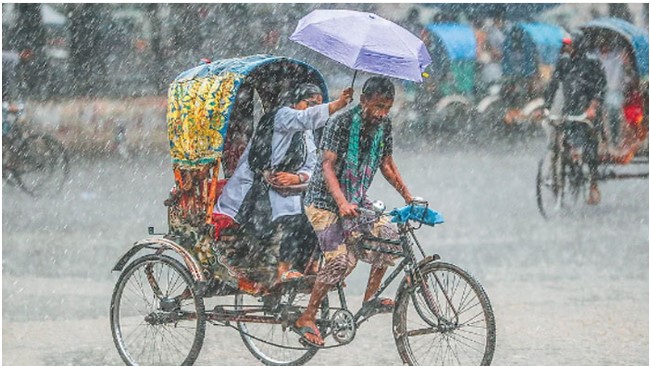 দেশের সকল বিভাগে বৃষ্টি ও বজ্রপাতের সম্ভাবনা