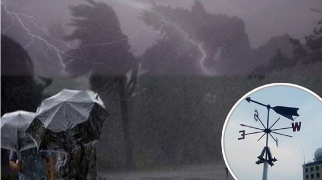 মৌসুমি বায়ুর প্রভাবে দেশজুড়ে বজ্রসহ বৃষ্টির পূর্বাভাস