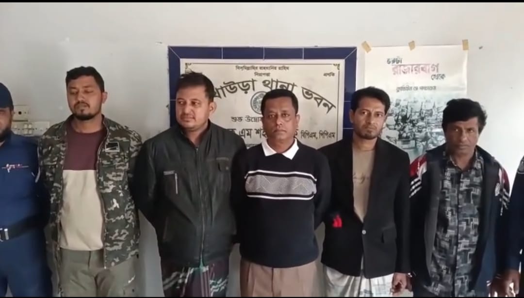আখাউড়া থানা পুলিশের বিশেষ অভিযানে আওয়ামী লীগের গ্রেপ্তার ৫